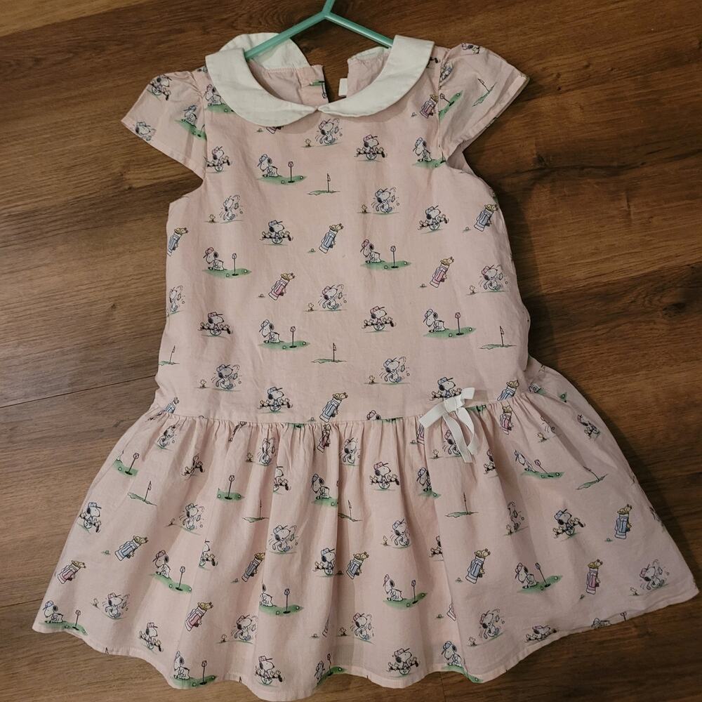 Janie and Jack snoopy dress sx 5T